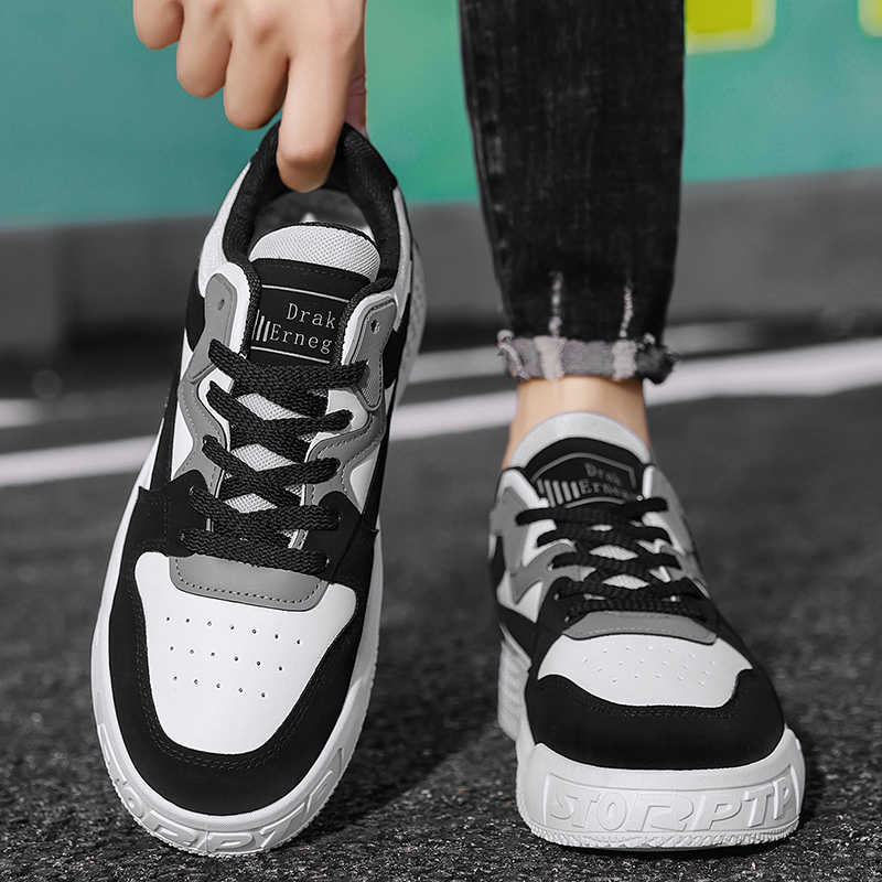 Fashion Round Toe Big Sole Shoes Size 45 Man Vulcanize Men's Premium Sneakers Men's Running Basketball Sport Pretty Novelties