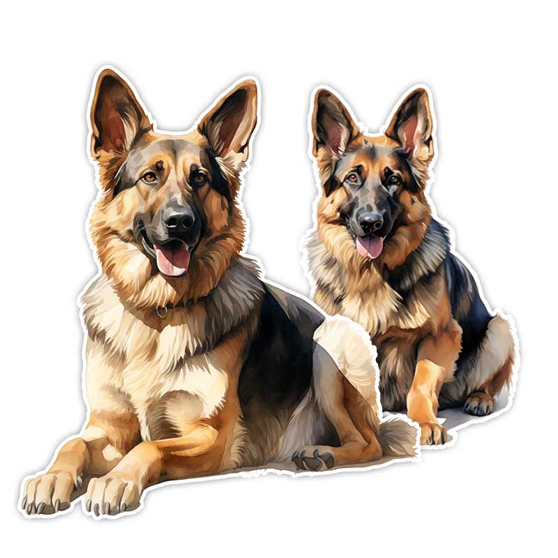 Alman Kurdu Araba Çıkartmaları Su Geçirmez Vinil Çıkartmalar Oto Gövde Cam Tampon Dekor Motosiklet Kask Çıkartmaları TM222