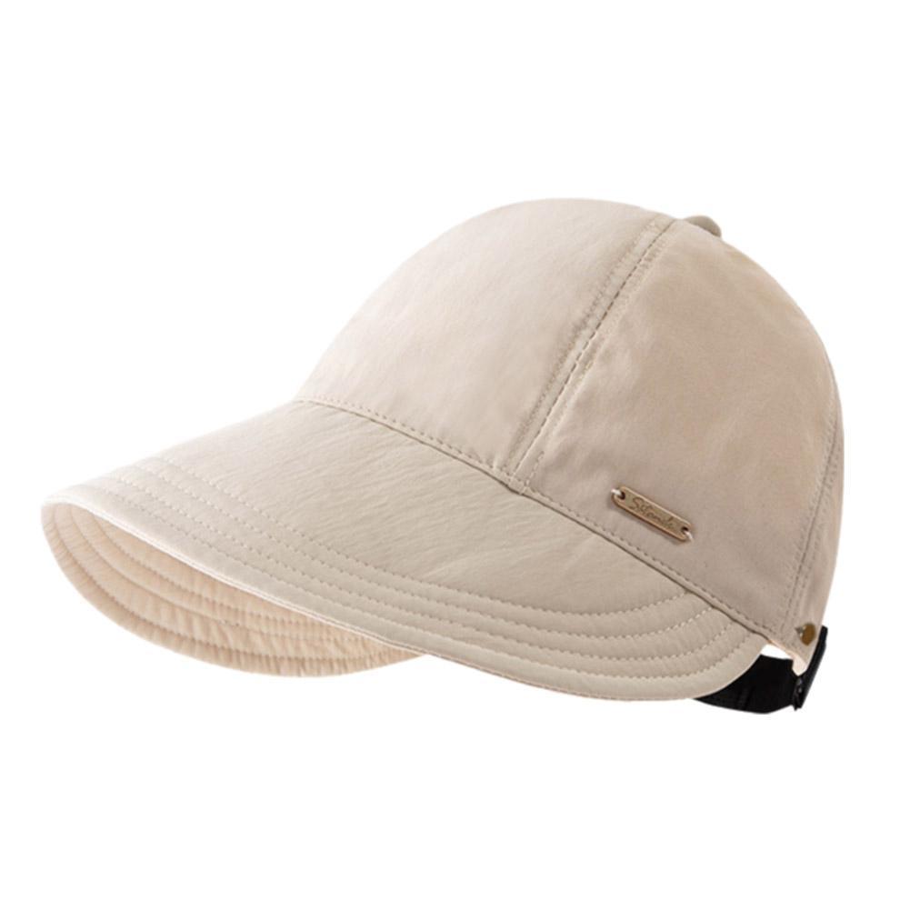 

Summer Ladies Wide Brim Fisherman Hat UV Protection Baseball Cap Wide Brim Adjustable Fisherman Cap for Outdoor Sports