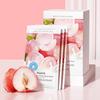 30 Pieces/Box, Peach Sleeping Mask, Contains Niacinamide, Stretchable Mask, Hydrating and Non-Greasy, Moisturizing, Replenishes Skin Moisture,Portable