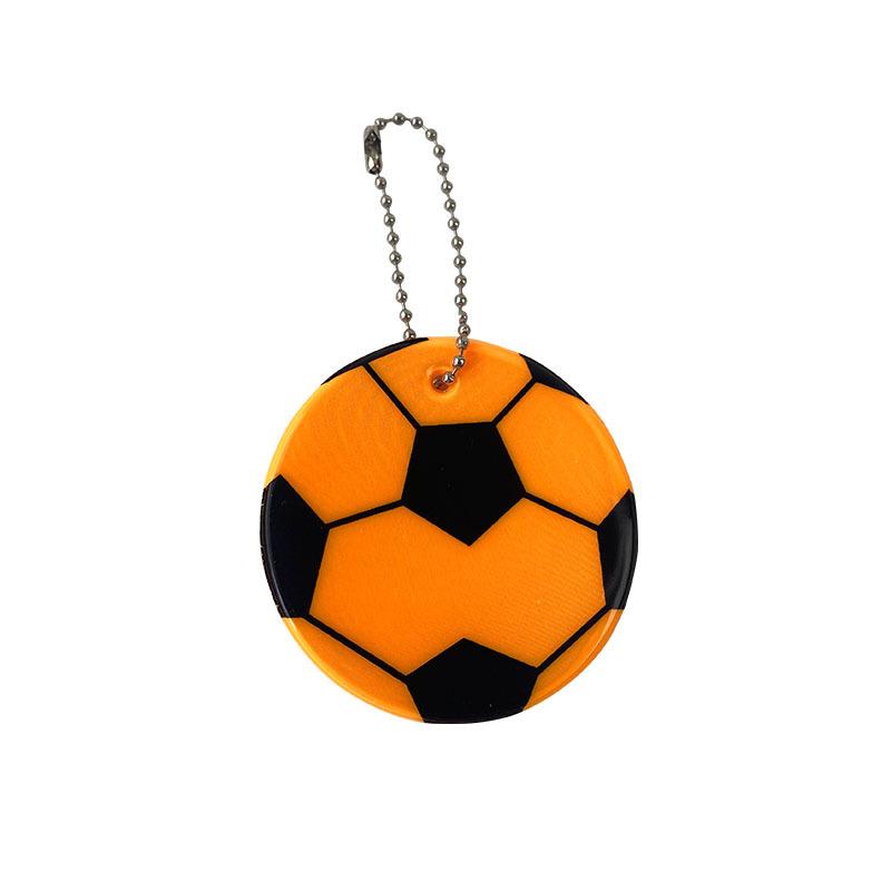 2Pcs Color Music  Safety Reflector Reflective Keychains Car Keyrings Charm Bag Accessories for Jacket BackPack Strollers Wheelchairs