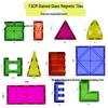 7.5CM Magnetic Tiles for Kids - Educational Building Blocks