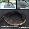 Car Sunroof Triangular Window Rubber Seal Strip Front Trim