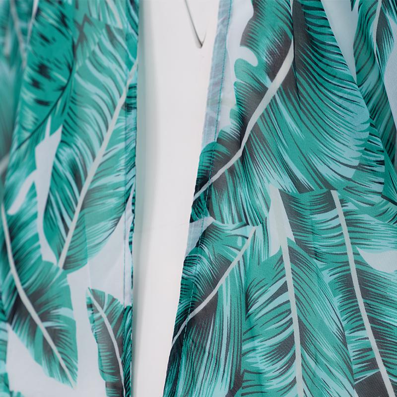 2020 Summer Women Beach Wear Chiffon Tunic Printed Cover-ups Bikini Wrap Swimsuit Cover Up Pareo