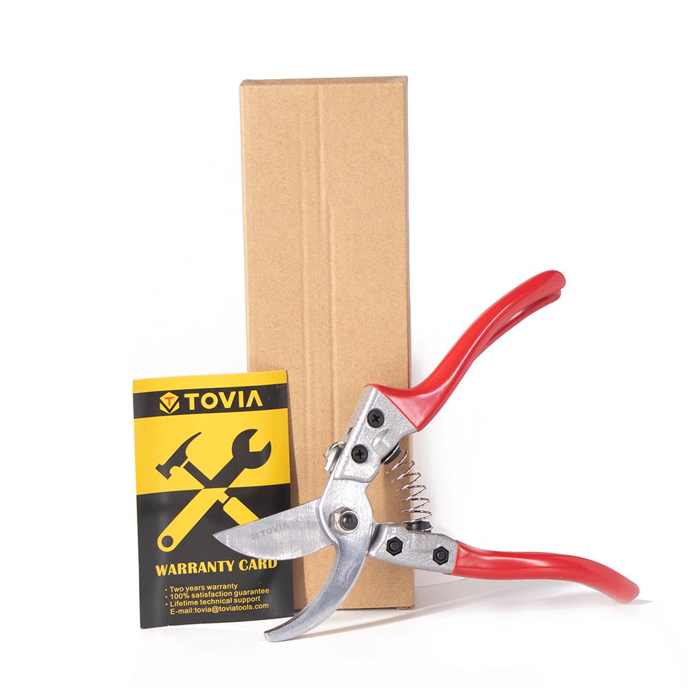 

T TOVIA Garden Pruner Shears SK5 Blade Pruning Scissors for Bonsai Fruit Trees Flowers Branches Garden Pruners красный