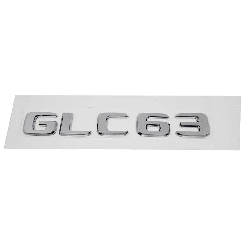 ABS Car Rear Sticker Alphabet Trunk Badge Decal Exterior for Mercedes Benz GLC63 GLC200 GLC260 GLC300 Auto Accessories