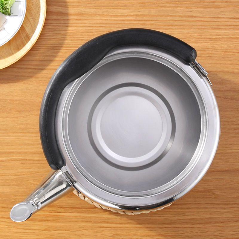 304 Stainless Steel Whistling Kettle for Gas & Induction, Large Capacity