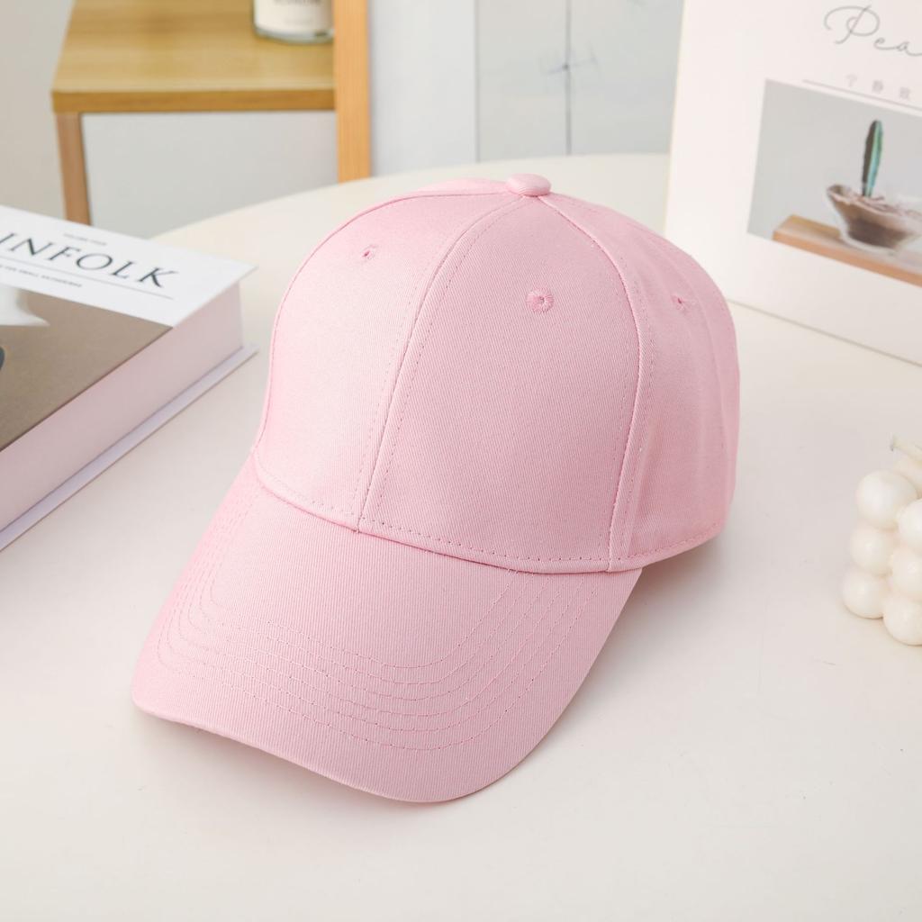 Children's Kids Baseball Cap Spring Summer Outdoor Child Solid Color Hat For Boy Girl Cotton Adjustable Sun Protection Sun Hats