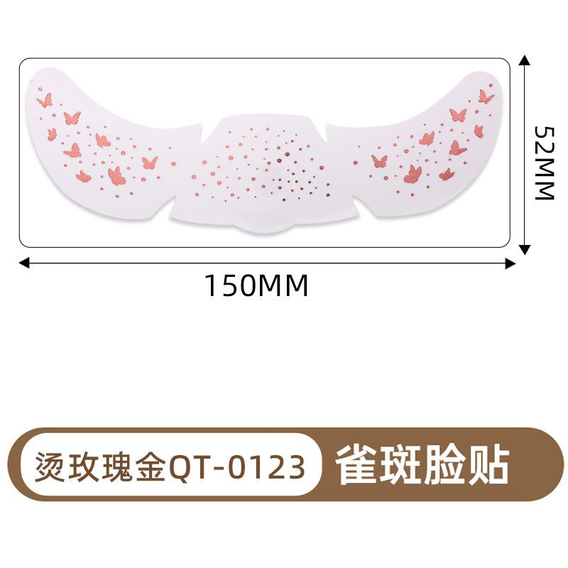 Supply Makeup Face Stickers Valentine'S Day Cute Love Ball Decoration Creative Freckles Tattoo Stickers Hot Gold And Silver