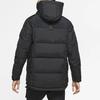 Nike Down Jackets Men's Black Hooded Moderate Quilted Down Jacket CU4393-010