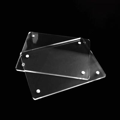 Durable Transparent Photo Frame Magnetic Acrylic Poster Display Stand 3+3mm Photo Stand for Room Desk Home Decoration