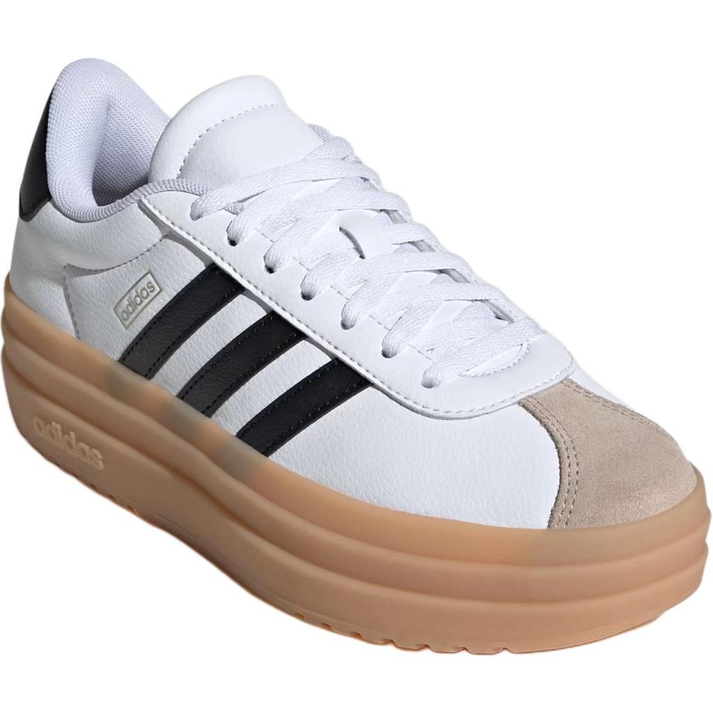 Adidas VL Court Bold J White Black Beige Kids Sneakers Cloud-White Core-Black Wonder-Beige JP5074