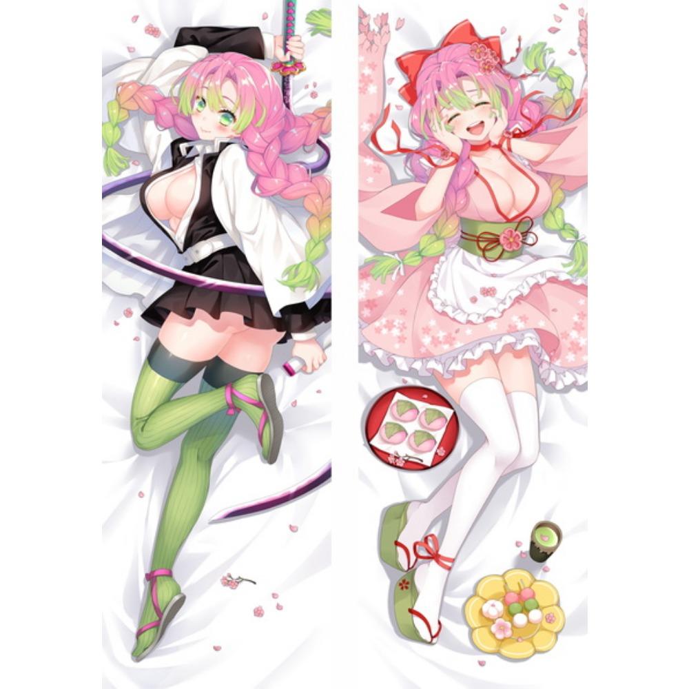 Japonský anime zabiják démonů Agatsuma Zenitsu Dakimakura Kamado Nezuko Pouzdro na polštář Objímání celého těla Kochou Shinobu Potah na polštář