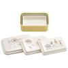 Skater Antibacterial Seal Container Storage Container Disney Winnie the Pooh Cafe Set of 3 Made In Japan SLUS3AG-A