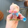 Authentic Red Nose Pig Keychain For Women Cute Creative Car Key Holder Bag Charm