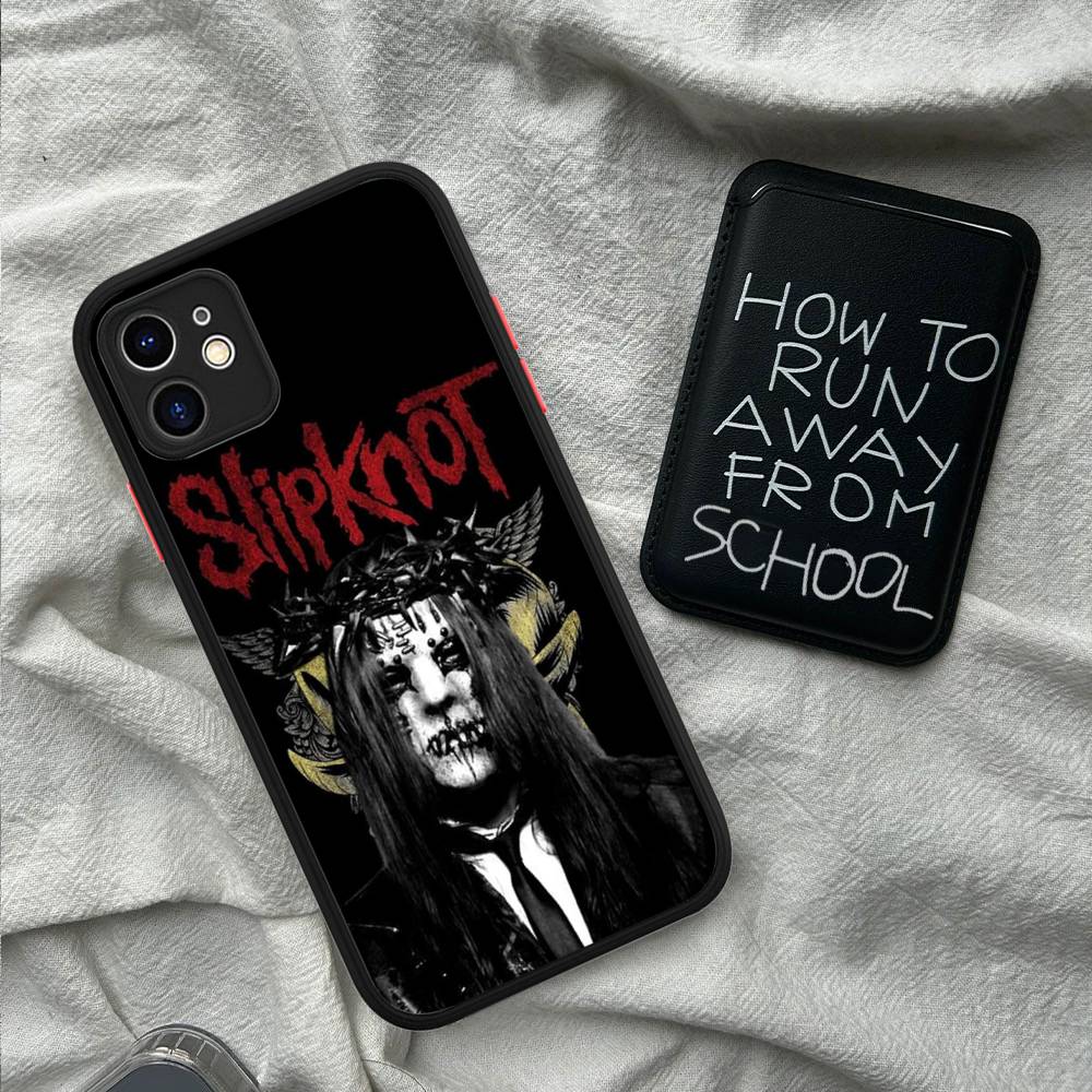 S-Slipknot Rock Matte Protective Case For IPhone 16 15 14 13 12 11 Pro Max X XS MAX Protection Case