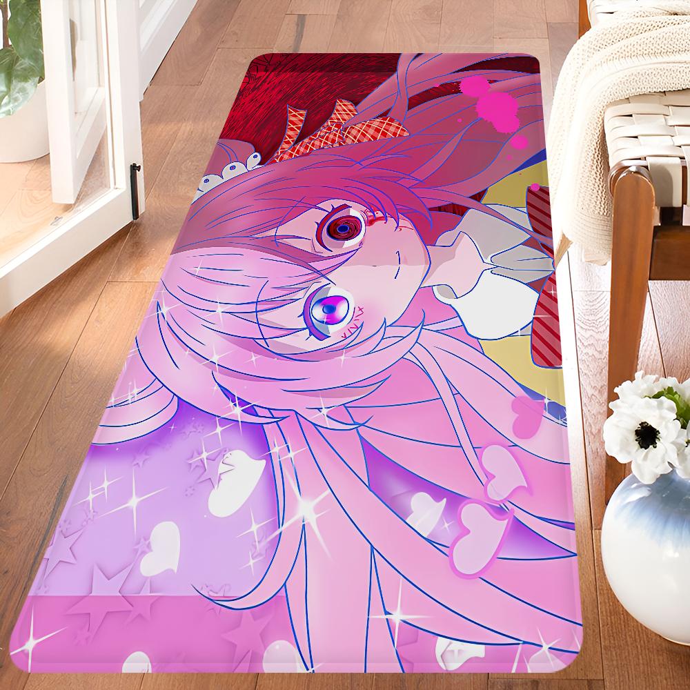 Anime Happy Sugar Life Floor Mat Cheaper Anti-slip Modern Living Room Balcony Printed Bedside Mats