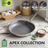 GreenPan 26cm Frying Induction Gas Compatible Ceramic Etched Dishwasher Pan, & [APEX], Coating, PFAS-Free, Texture, Safe, CC010629-104