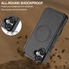 LC.IMEEKE L5 For iPhone 17 Magnetic Phone Case Leather Back Cover with Detachable Card Holder