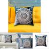 45x45cm Square Throw Pillow Covers Datura Flowers Pillow Cover Cushion Cover(J)