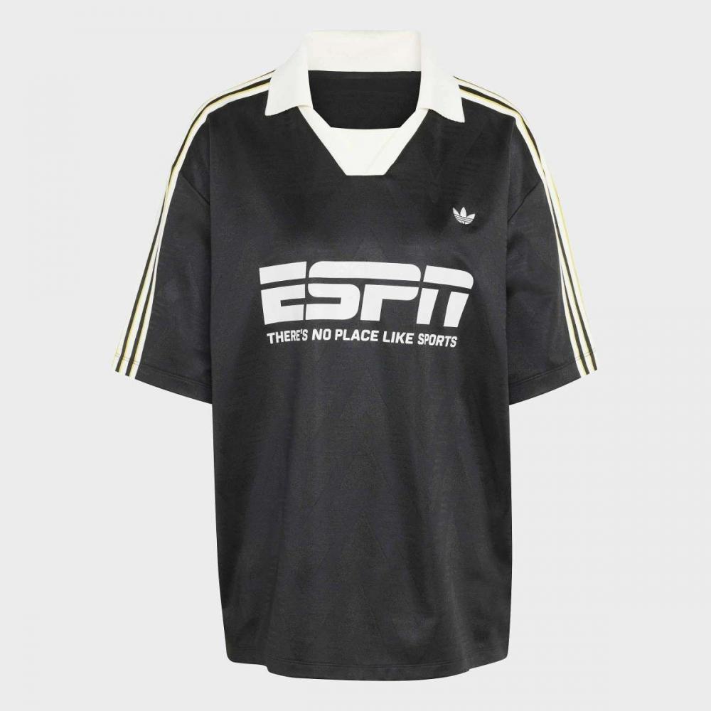 adidas OVersized Football Sponsor Jersey With V Neck Design  Kc9107 