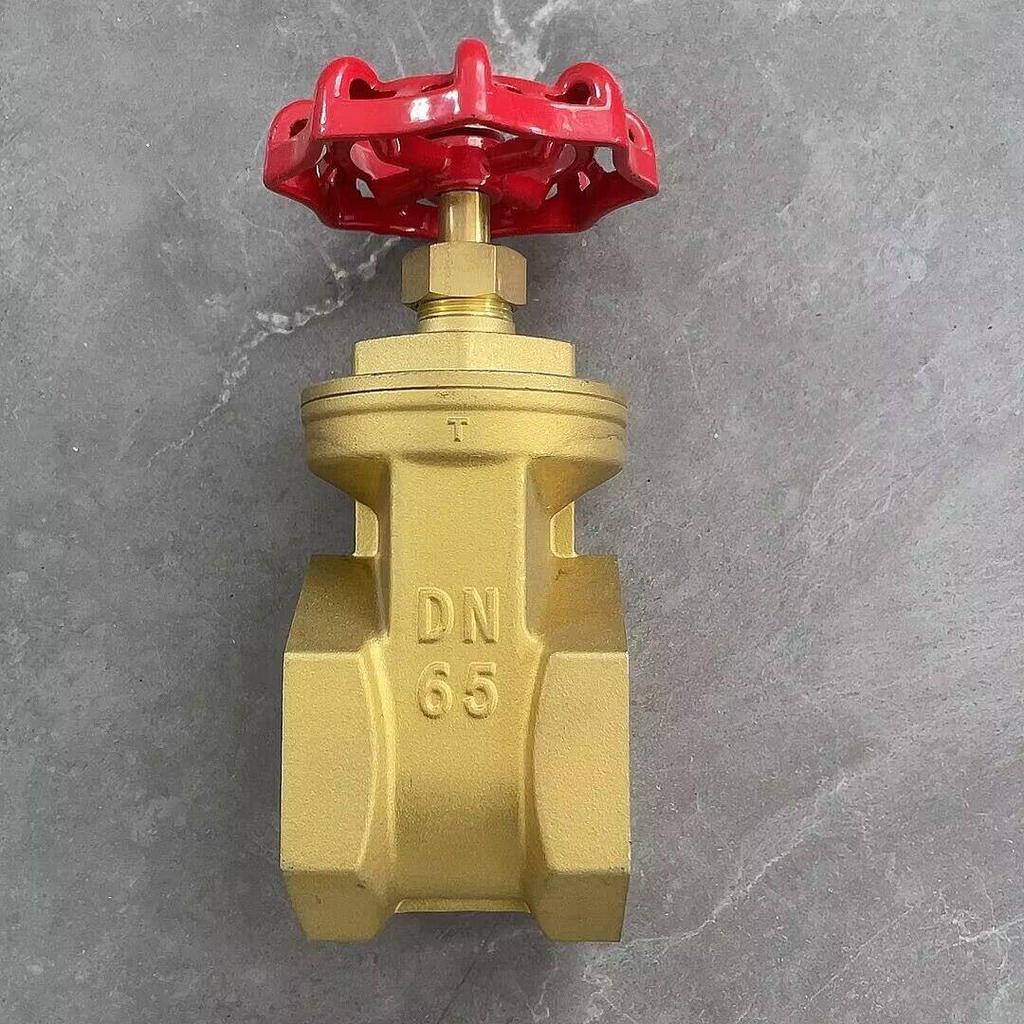 Brass Gate Valve for Water Meters with Thickened Silk Thread and PPR2 Double Hot Melt (4-6 Points)