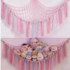 Triangular Cotton Rope Hanging Mesh: Plush Toy Storage and Decoration
