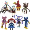 Poppy Playtime 2026 Wave 5 Seria Completă Păpușă Model Cărămizi de Construit Fată Cloun Jucărie de Pluș Joc