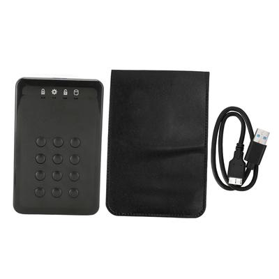 External Hard Drive Portable Encrypted Hard Drive 2.5 Inch USB3.0 Mobile Hard Disk for Win7 8 10