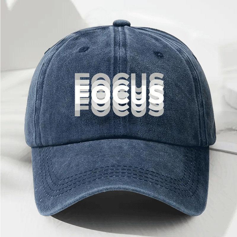 Printed Pattern Washed Baseball Cap Latest Cotton Adjustable Classic Style Sportss Duckbill Hat For For Men And Women Sun Hat Focus Illusion With