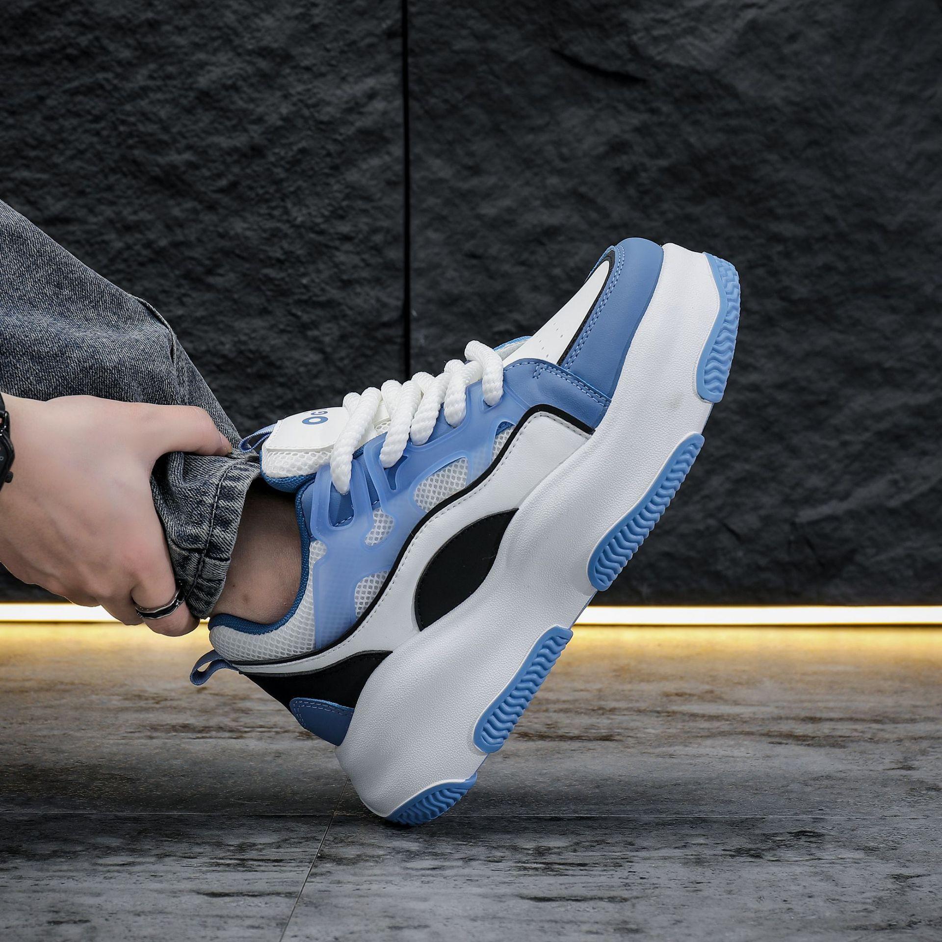 

Foreign trade explosion 2025 new men s shoes new casual versatile sports casual board shoes popular trendy shoes C392 39 синий