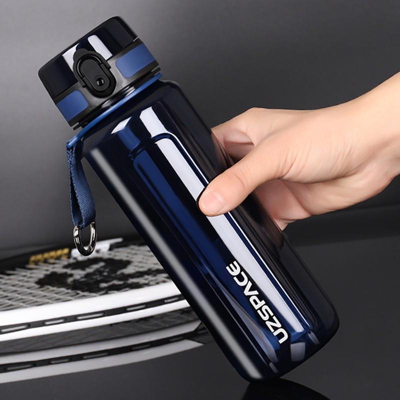 Large Capacity Tritan Sports Water Bottle Men Outdoor Gym Hiking Travel BPA Leakproof