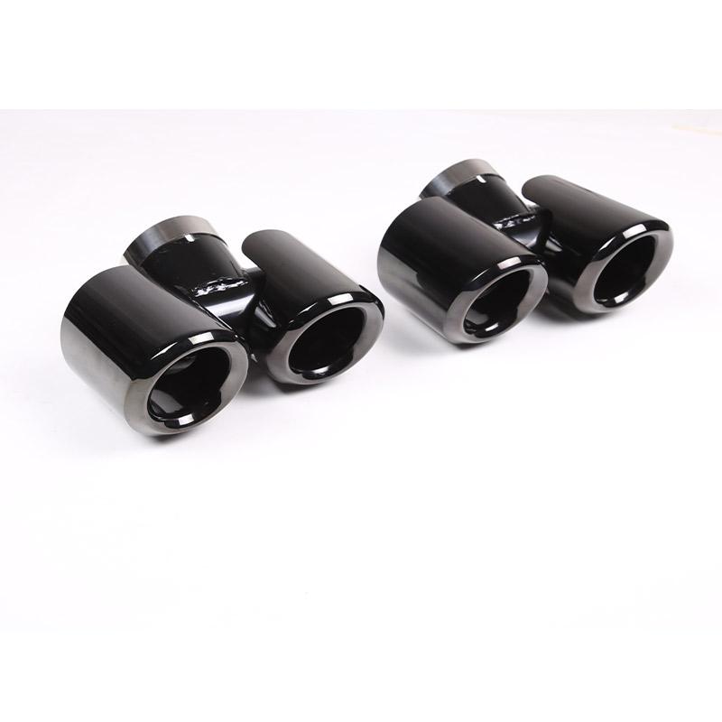 

For INEOS Grenadier 2020-2026 Stainless Steel Car Exhaust Pipe Muffler Tail pipe Dual Outlet Tail Pipe Car Accessories чорний