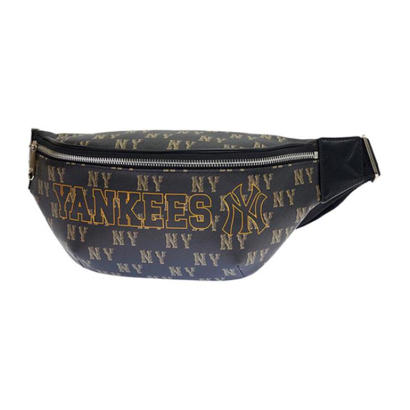 

MLB Artificial Leather Shoulder Bag, Crossbody Bag, Fanny Pack Regular Unisex Black Casual чорний