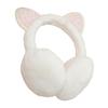 Fashionable Ear Muffs for Women Girl with Cat Ear Folding Comfortable Ear Protectors for Easy Storage Winter Headwear