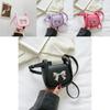 Cute Mini Crossbody Bag For Kids And Adults Stylish Bowknot Shoulder Bag Lightweight Pu Material