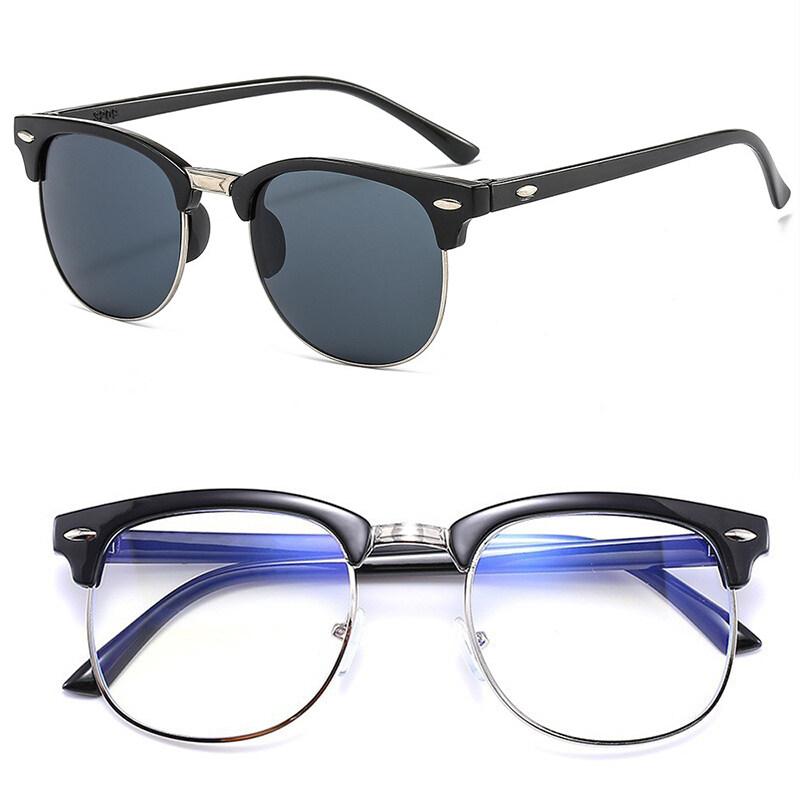 Occhiali Da Sole Rotondi Vintage Polarizzati - Unisex, Montatura Grande, Protezione UV400, Stile Occhi Di Gatto