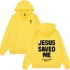 Christlicher Jesus hat mich gerettet Bibelvers Hoodies Männer Frauen Kleidung Mode Harajuku Stil Sweatshirts Fleece Lässig Sommerkleidung