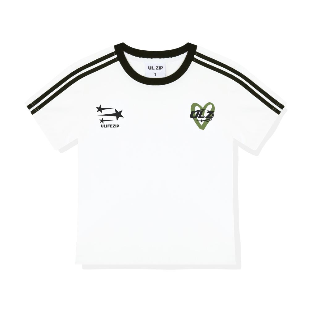 ULIFEZIP Short Beat Semi-Crop Track Short Sleeve Tee 6 Colors [Ulze_5002]