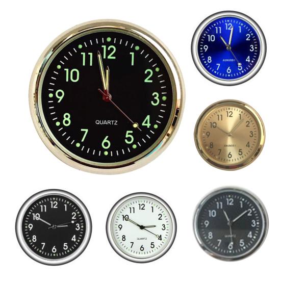 Car Self-adhesive Clock Electonic Interior Ornament Mini Digital Luminous Watch