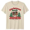 Christmas Movie Junkie Christmas Holiday Unisexs Unisexs Graphic Tee Shirt