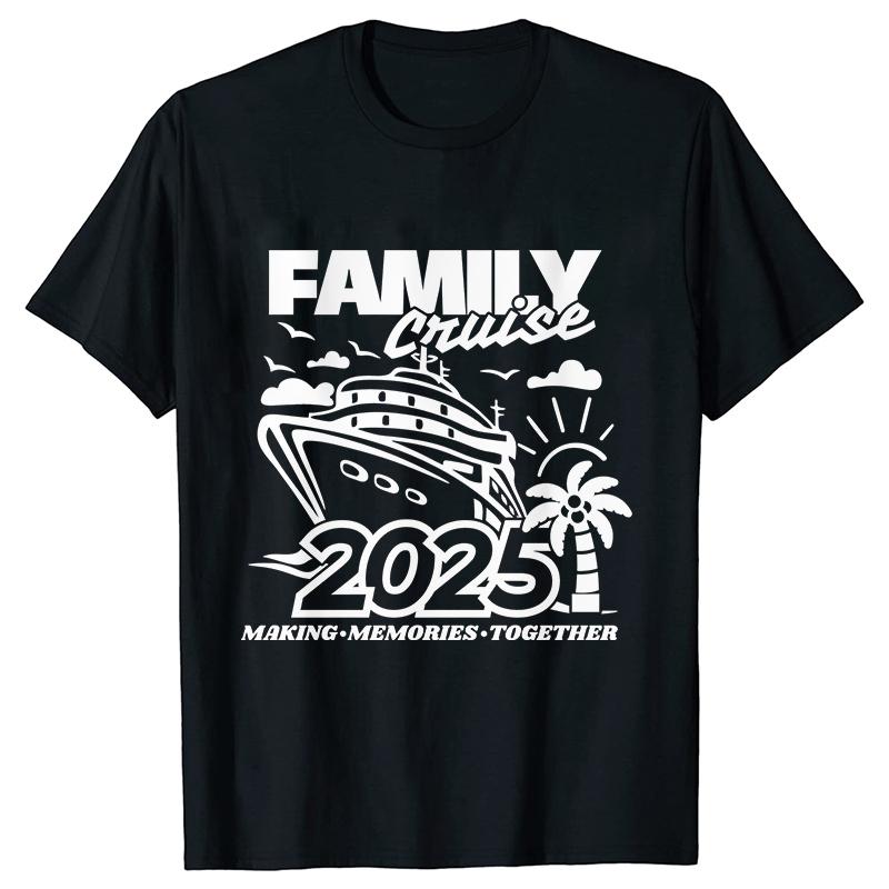 Family Cruise 2025 Tshirts Family Making Memories Together Tshirts Holiday Vacation Trip Shirt Cruise Squad T Shirts Tops