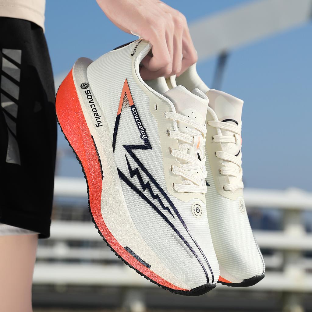 Unisex Men Running Shoes Sneakers Women Carbon Board Speciality Marathon Sports Lightweight Comfortable Athletic Nonskid Sneaker