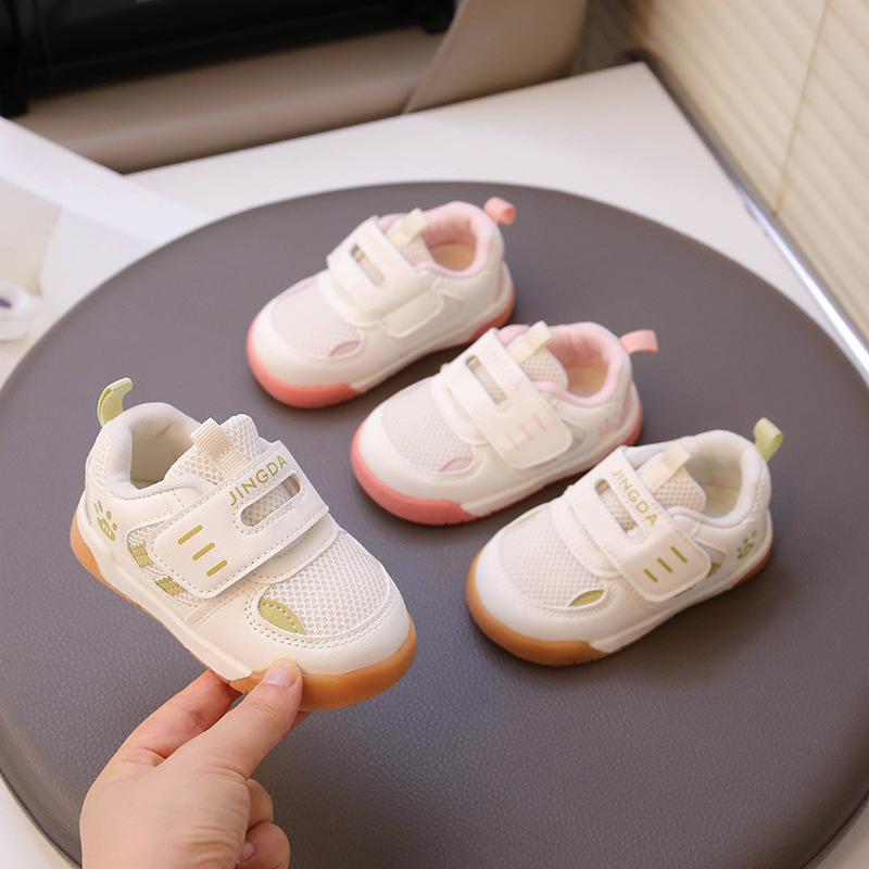 Baby shoes 2025 autumn new boys soft-soled non-slip front shoes toddler baby shoes breathable girls shoes