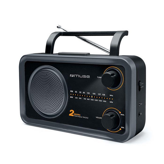 Radio portable - MUSE - M06DS - 2 bandes - Bluetooth - Batterie type C
