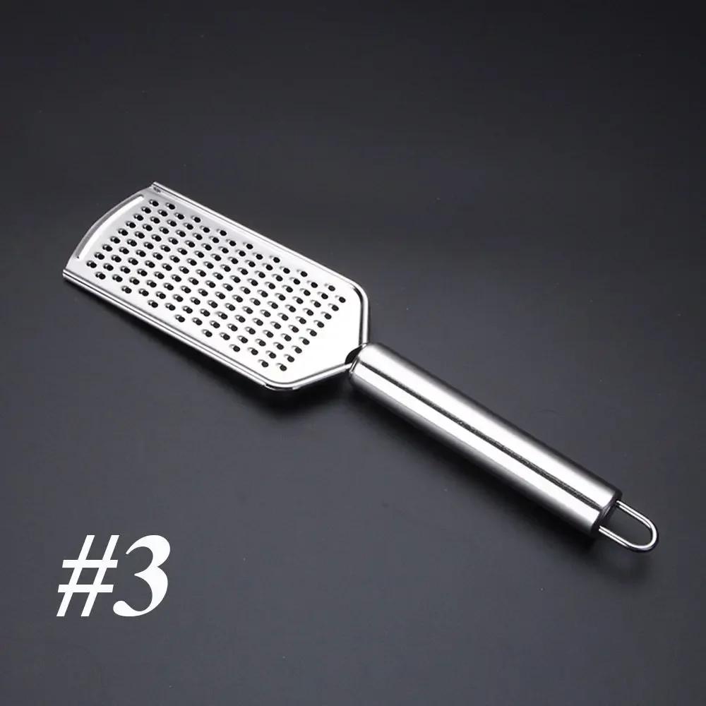 Multi-purpose Cheese Grater Rectangle Manual Cheese Slicer Vegetable Cutter Stainless Steel Lemon Zester Peeler Kitchen Tools