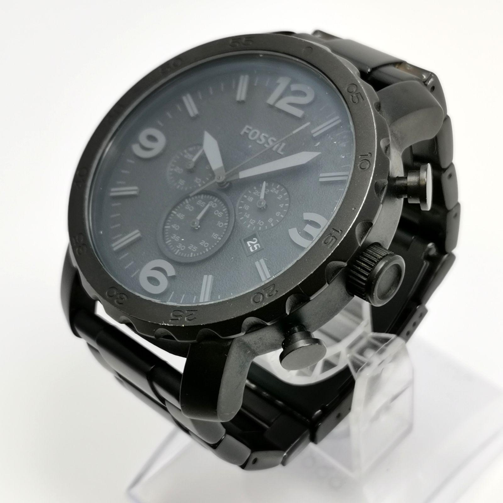 Used FOSSIL Men s Watch JR1401 Black Operation not confirmed as there is no battery Used item Management number KKVUKO1244