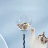 Pet Cat Toys Food Leaking Ball Turntable Slow Feeder 360 ° Rotation Smooth Round Fun Gameplay Shake be happy Relieves Boredom