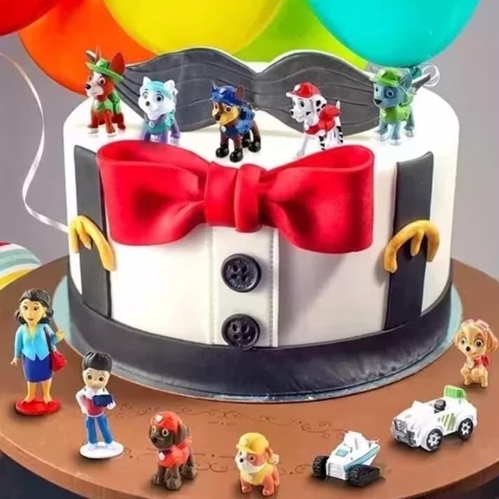 Patrula Catelusilor Set of 12 Figurines, Multicolor Boy Toys for Kids 3+ Years, 2-8 cm Action Figures