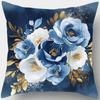 4pcs Cute Kitten & Duckling Pillow Covers 45x45cm Animal Friends Floral Background Cushion Cases for Sofa Bed Decor Zipper